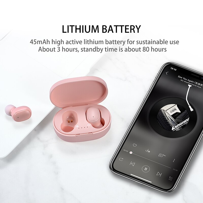 A6S TWS Earphones Wireless Blu - Wireless Earbuds Tws ulasan dan harga