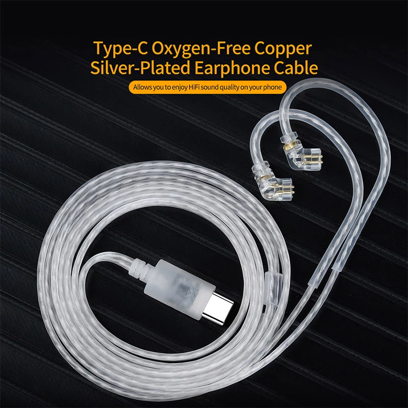 KZ Earphones Cable OFC Silver  - Wired Earphone Mic ulasan dan harga