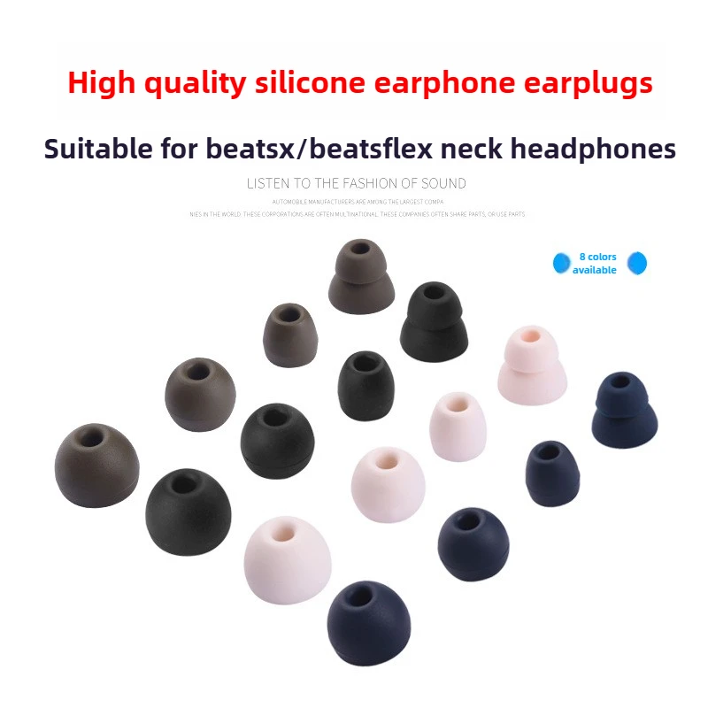 High Quality 4  Pair Silicone  - Beats Headphone Powerbeats Pro ulasan dan harga