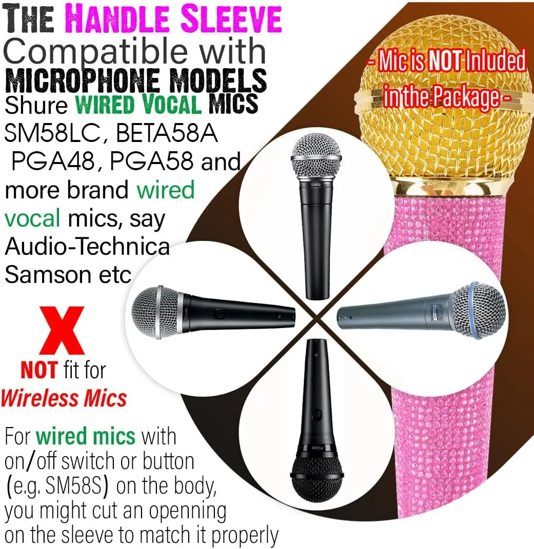 Colored Wired Microphone Cover - Shure Mic Mv7 ulasan dan harga