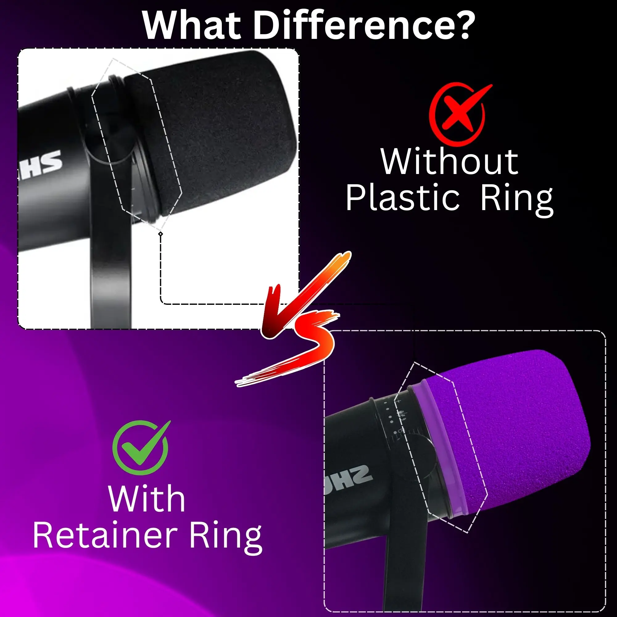 MV7 Foam for Shure MV7, MV7i,  - Shure Mic Sm7B ulasan dan harga
