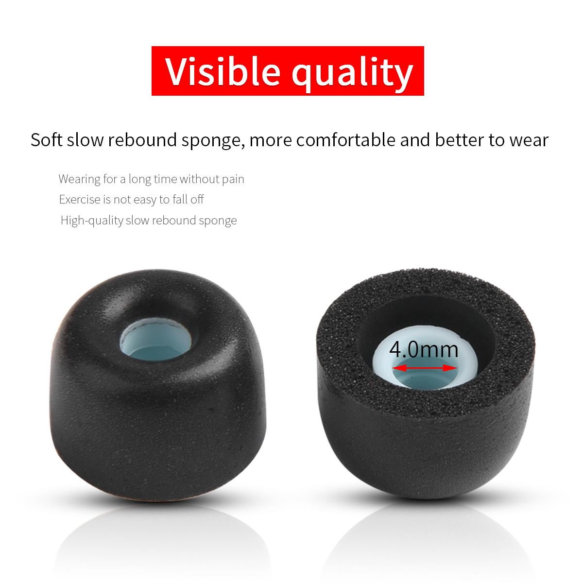 4PCS Memory Foam Ear Tips for  - Anker Speaker Soundcore Boom 2 ulasan dan harga