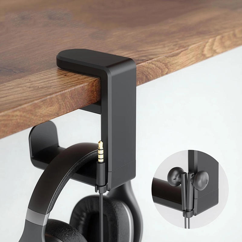 Universal Desktop 360° Rotatin - Headphone Stand Desk ulasan dan harga