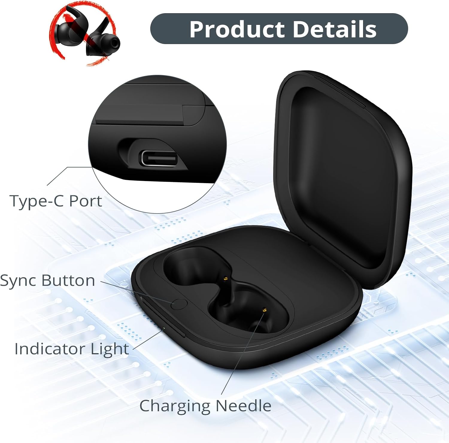 Replacement Charging Case For  - Earbuds Charging Case ulasan dan harga