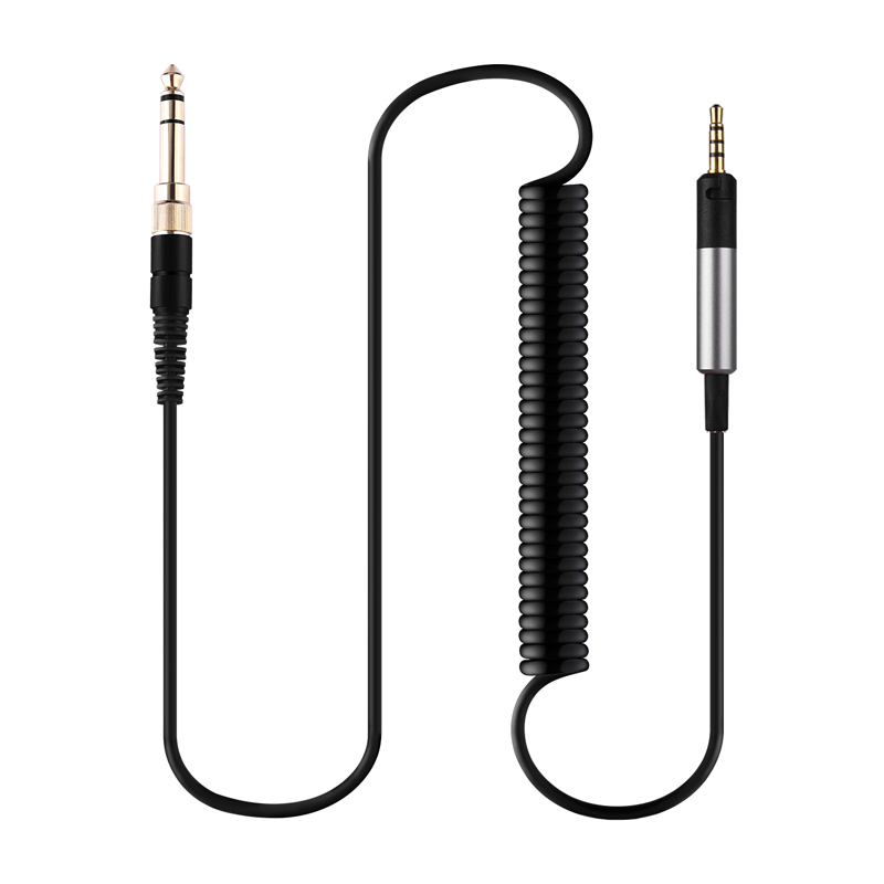 300cm Coiled Spring Audio Cabl - Sennheiser Headphone Hd 560S ulasan dan harga