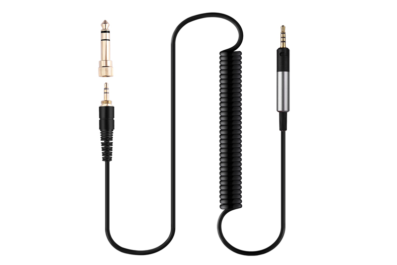 300cm Coiled Spring Audio Cabl - Sennheiser Headphone Hd 560S ulasan dan harga