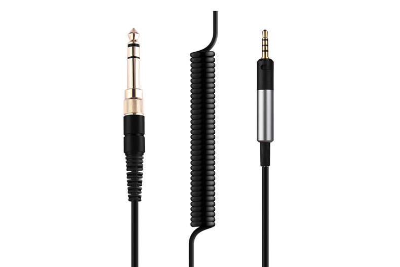 300cm Coiled Spring Audio Cabl - Sennheiser Headphone Hd 560S ulasan dan harga