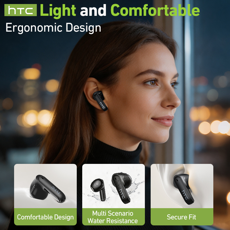hTC Wireless Gaming Earbuds LC - Earbuds Charging Case ulasan dan harga
