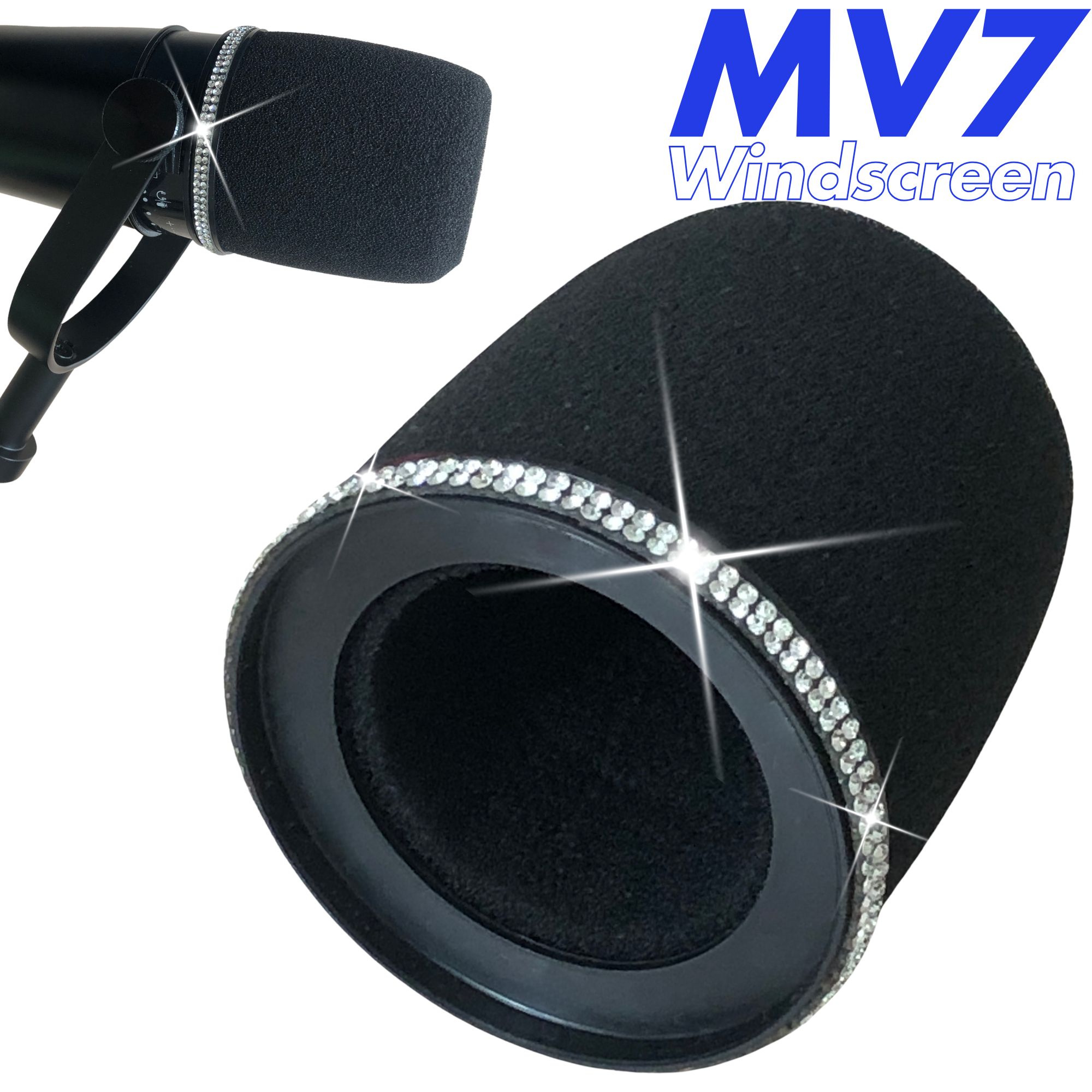 Shining MV7 Pop Filter for Shu - Shure Mic Sm7B ulasan dan harga
