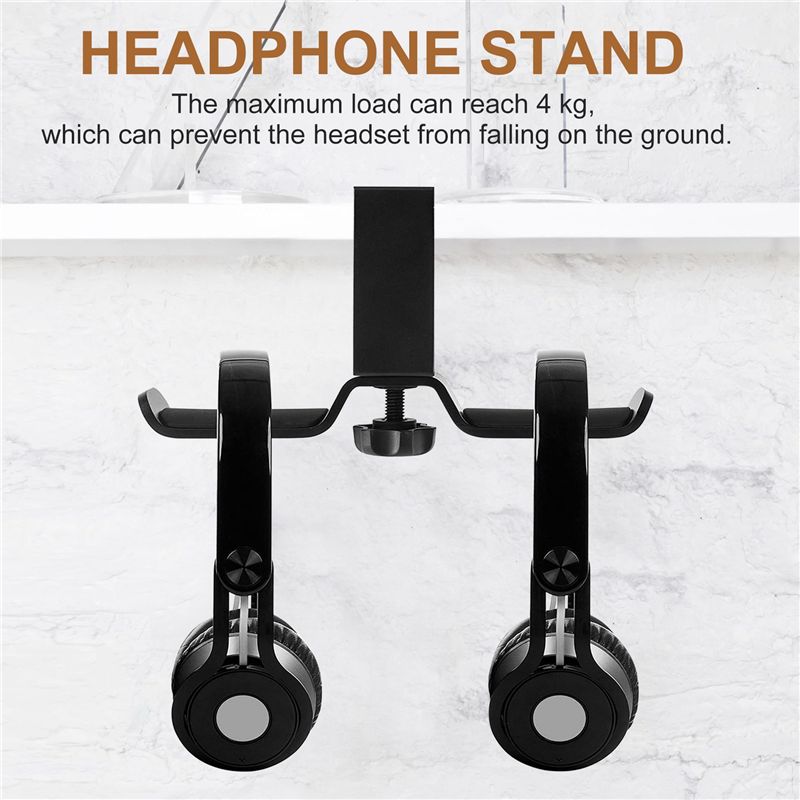 Leading-Dual Headphone Stand U - Headphone Stand Desk ulasan dan harga